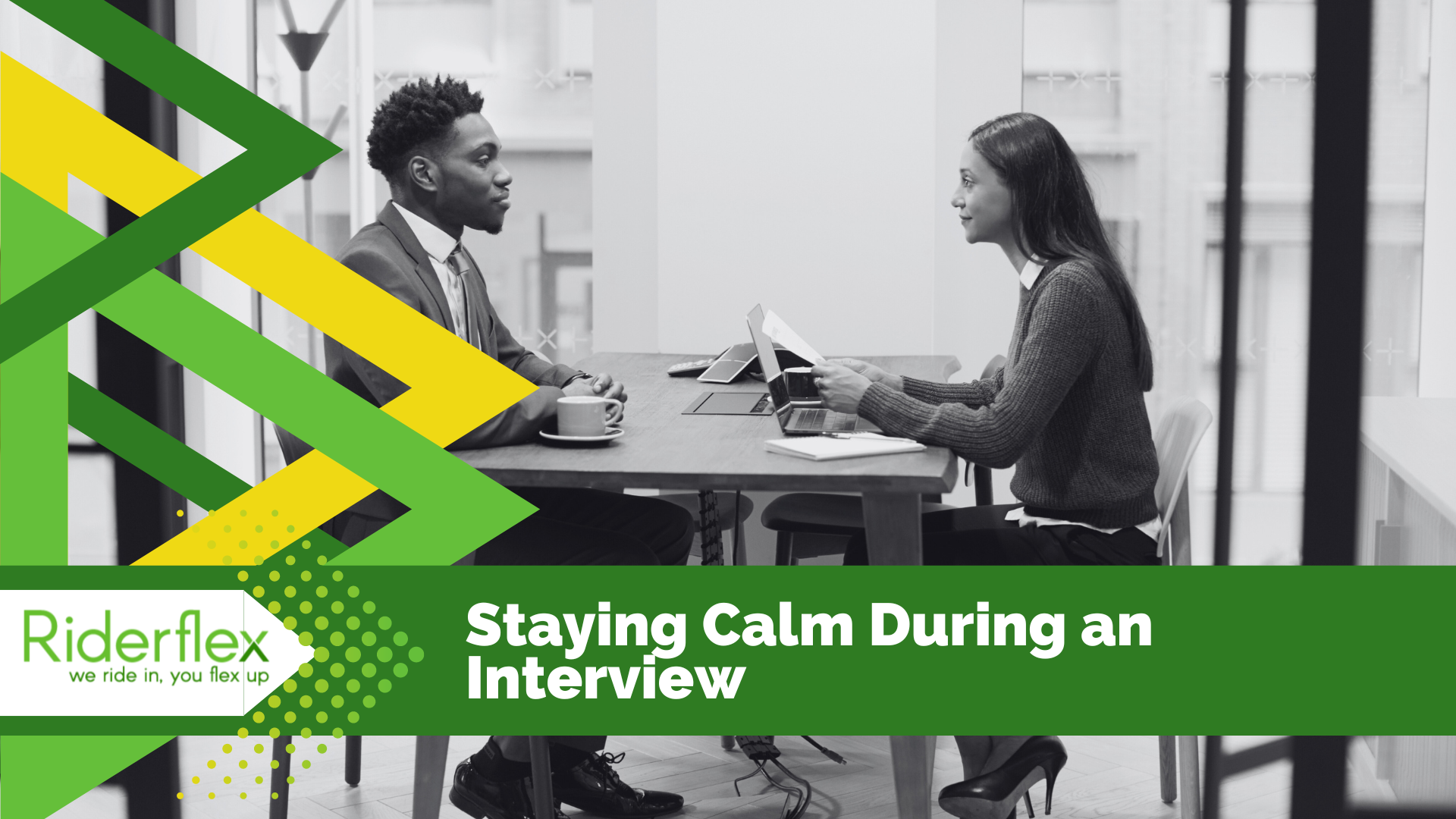 Image showcasing Staying Calm During an Interview - Riderflex